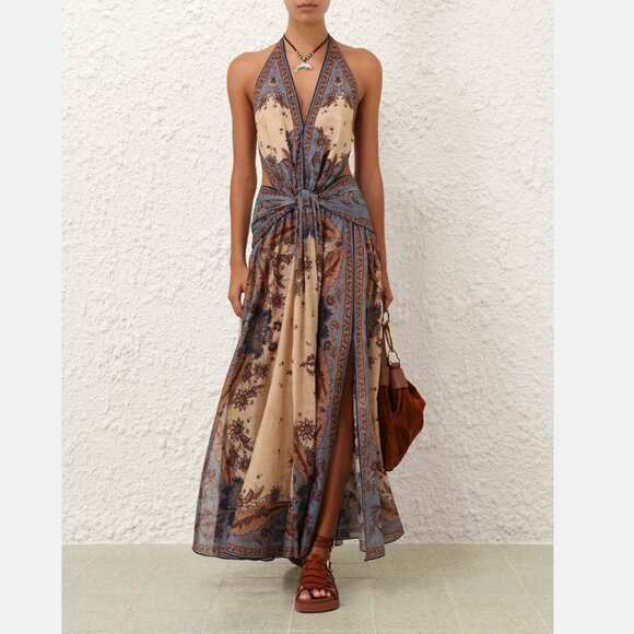 NWOT! Zimmermann Ascension Plunge Halter Maxi NWOT! Zimmermann Ascension Plunge Halter Maxi